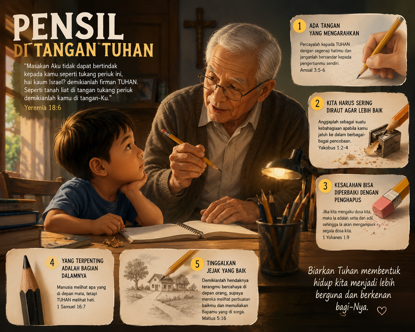 PENSIL DI TANGAN TUHAN